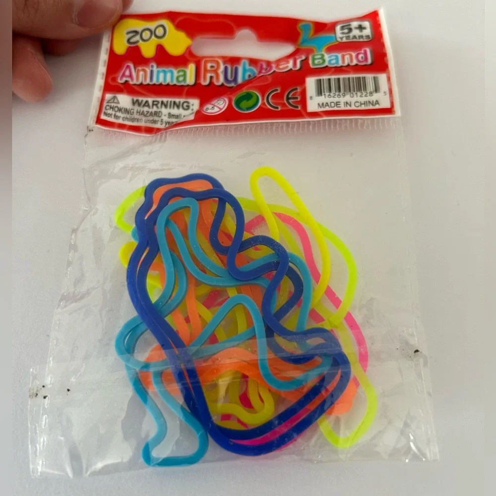 🦋 5/$25 - Y2K Zoo Animal Rubber Bands Bracelets from the 2000’s Silly Bandz